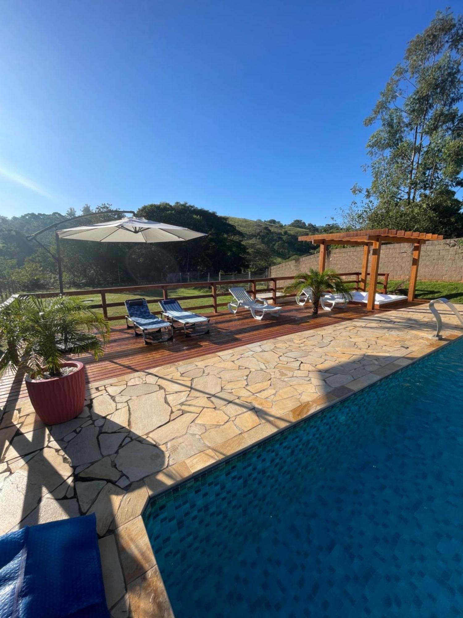 Chacara Com Piscina Climatizada E Jacuzzi Villa Socorro  Eksteriør billede